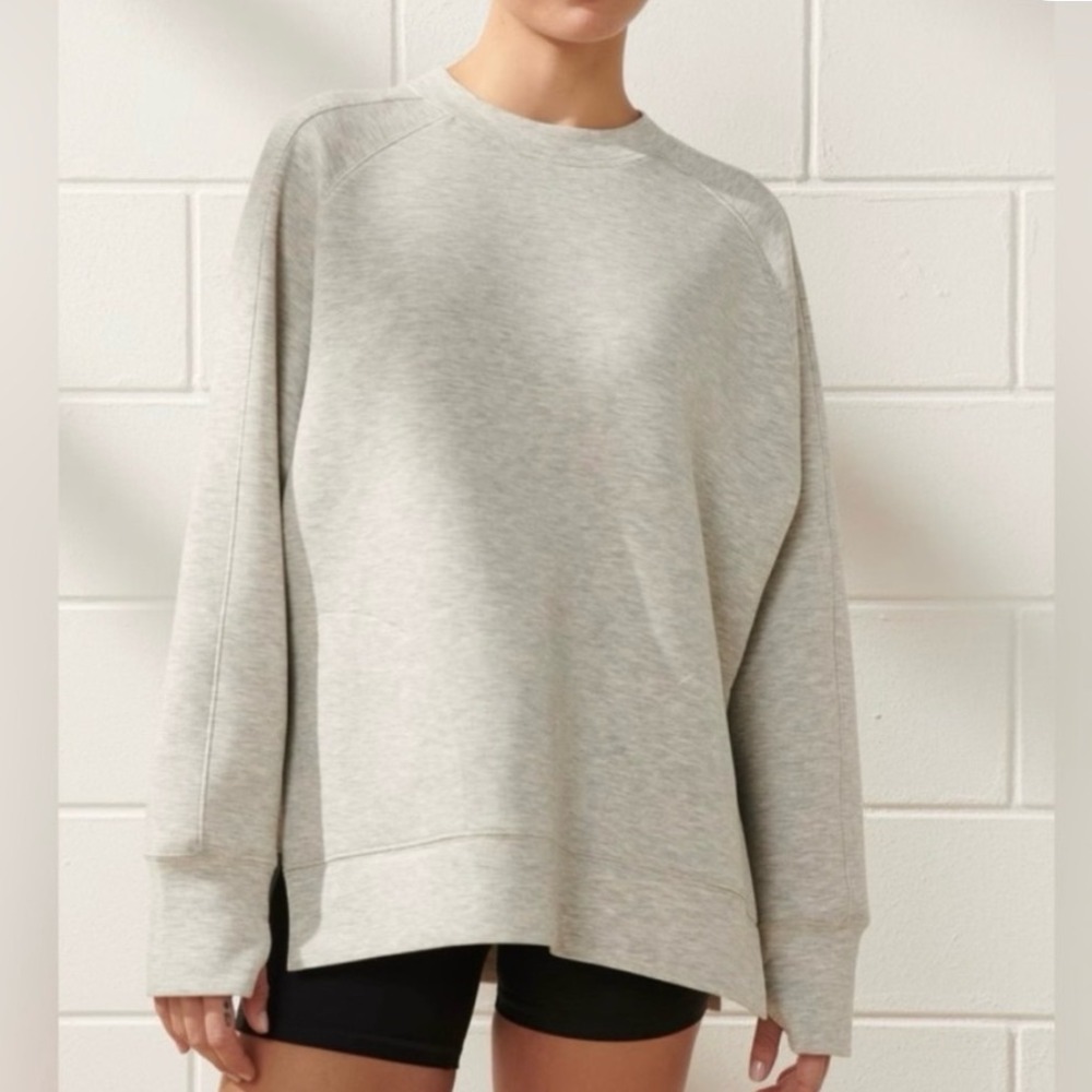 YPB Your Personal Best Gray Crew Neck Raglan Sleeve Sweatshirt‎ S New With Tags